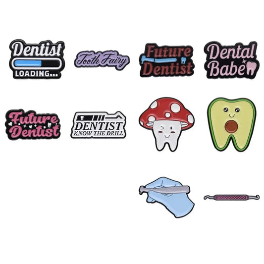 Dental Pins Brooch