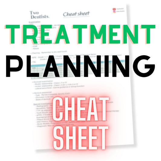 Treatment Planning Cheat Sheet